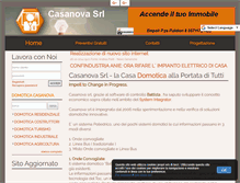 Tablet Screenshot of casanovasrl.com